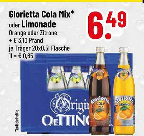 Glorietta Cola Mix oder Limonade – Erfrischung für jeden Anlass