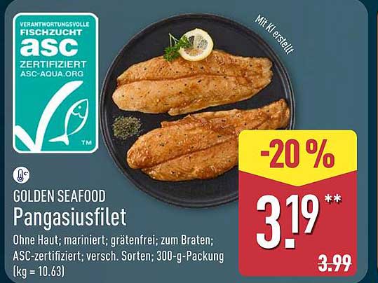 GOLDEN SEAFOOD Pangasiusfilet