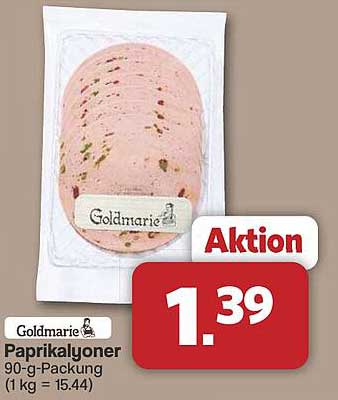 Goldmarie Paprikalyoner 90-g-Packung
