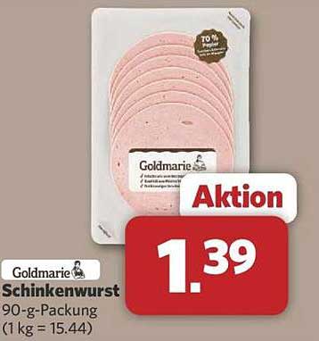 Goldmarie Schinkenwurst 90-g-Packung