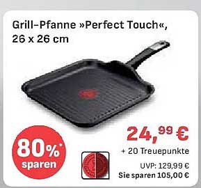 Grill-Pfanne »Perfect Touch«, 26 x 26 cm