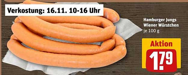 Hamburger Jungs Wiener Würstchen je 100 g