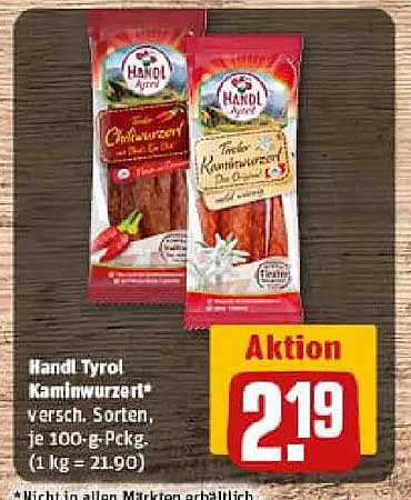 Handl Tyrol Kaminwurzen® versch. Sorten, je 100-g-Pckg.