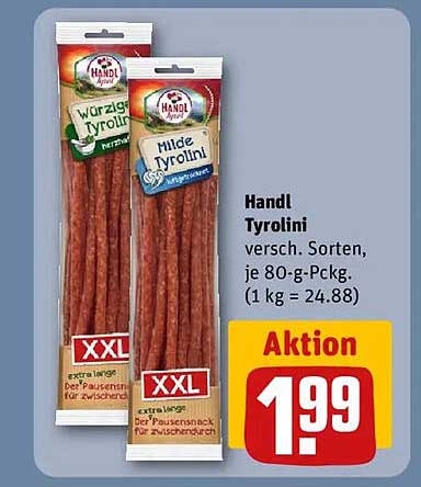 Handl Tyrolini – Verschiedene Sorten, je 80-g-Packung