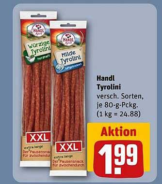 Handl Tyrolini - XXL Pausensnack in verschiedenen Sorten