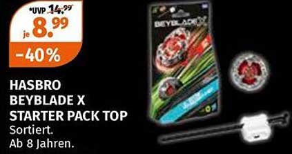 HASBRO BEYBLADE X STARTER PACK TOP