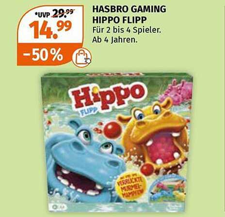 HASBRO GAMING HIPPO FLIPP
