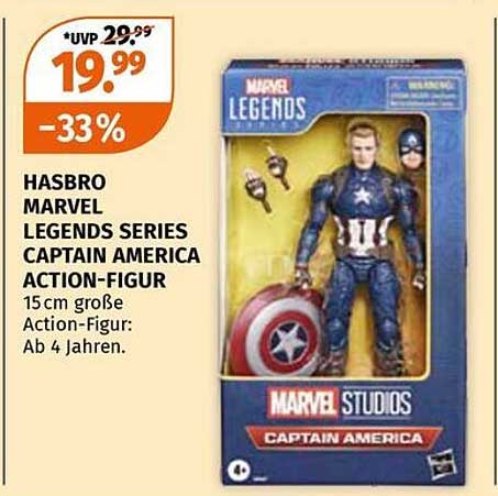 HASBRO MARVEL LEGENDS SERIES CAPTAIN AMERICA ACTION-FIGUR