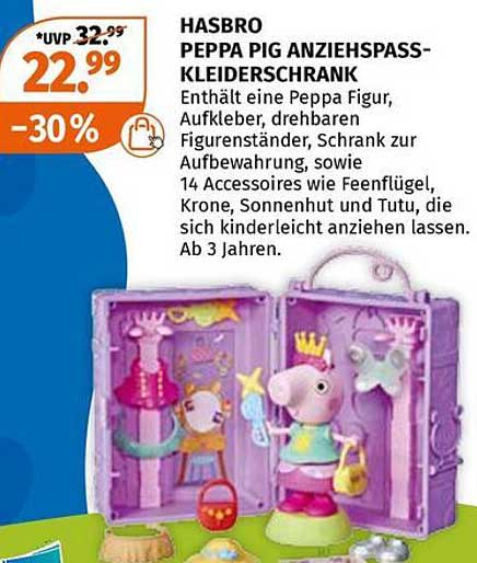 HASBRO Peppa Pig Anziehspaß-Kleiderschrank -30%