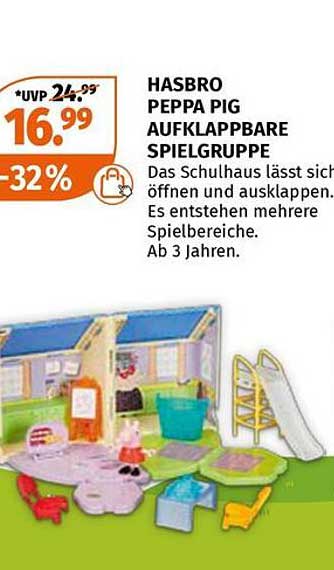 HASBRO PEPPA PIG AUFKLAPPBARE SPIELGRUPPE