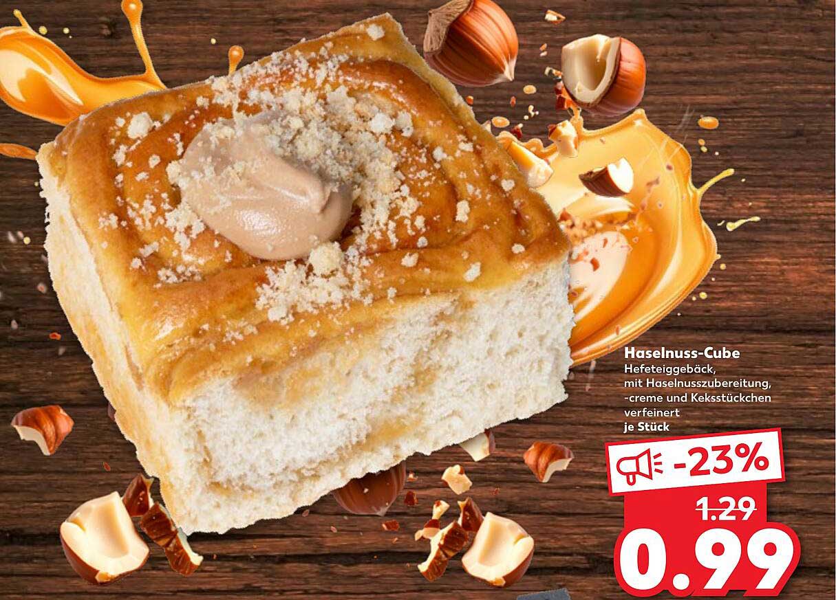 Haselnuss-Cube