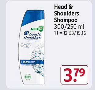 Head & Shoulders Shampoo 300/250 ml