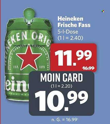Heineken Frische Fass 5-l-Dose