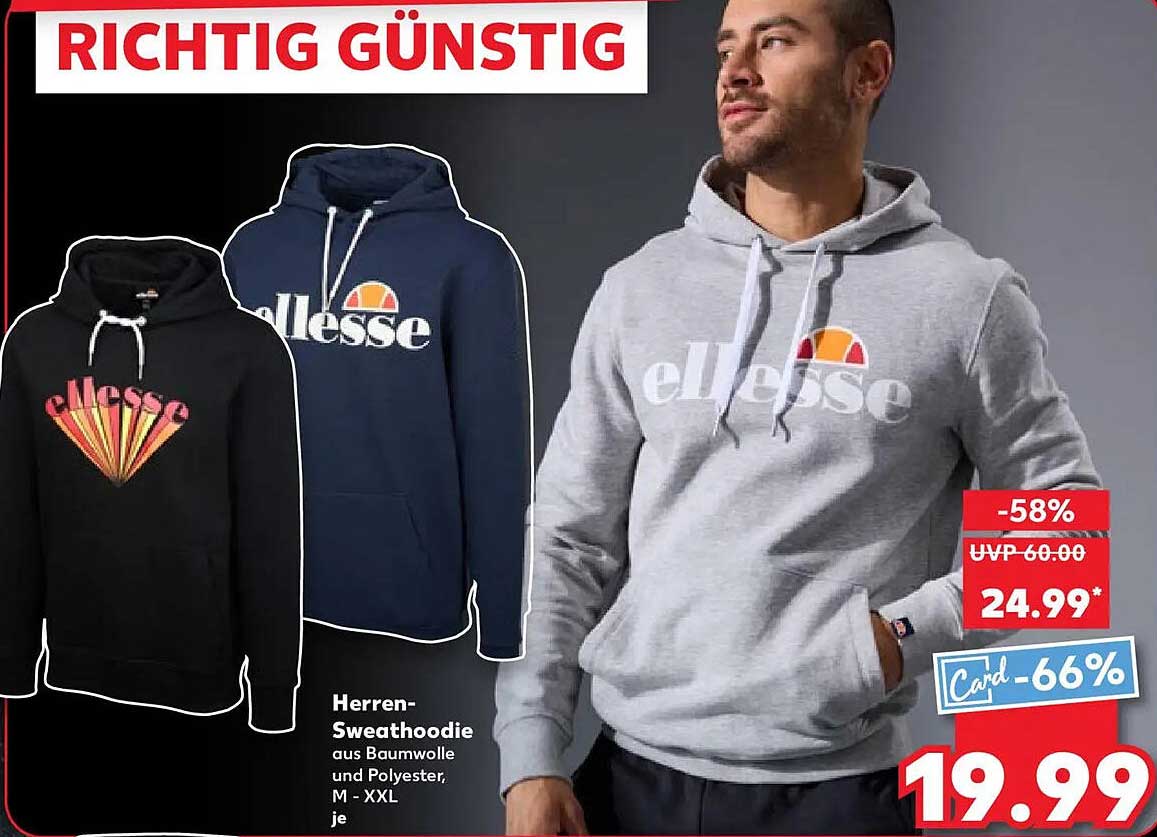 Herren-Sweathoodie von ellesse