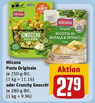 Hilcona Pasta Originale – Gnocchi Pesto Amore oder Crunchy Gnocchi