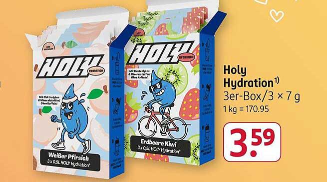 Holy Hydration 3er-Box – 3 x 0,5 l für nur 3,59 €