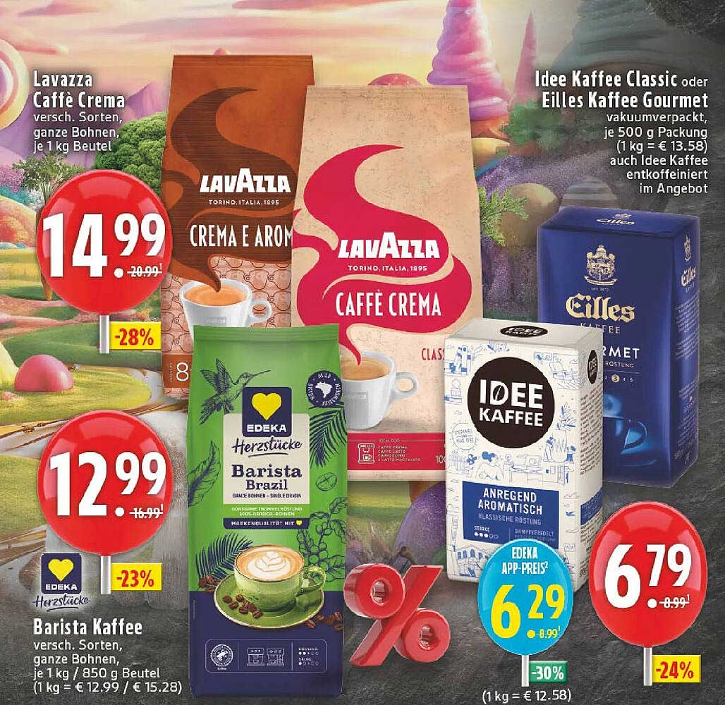 Idee Kaffee Classic oder Eilles Kaffee Gourmet, 500 g Packung