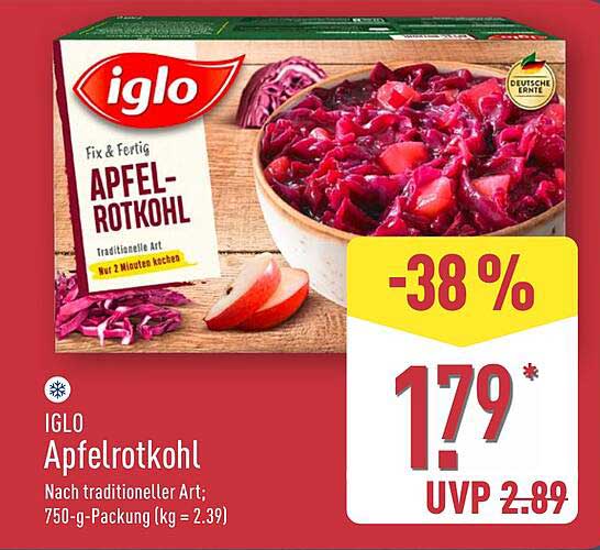 IGLO Apfelrotkohl - Fix & Fertig