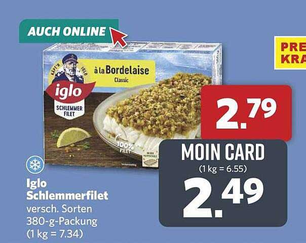 Iglo Schlemmerfilet à la Bordelaise - 380g Packung