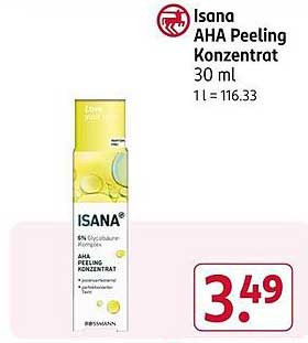 Isana AHA Peeling Konzentrat 30 ml