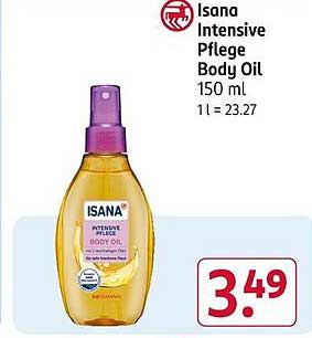 Isana Intensive Pflege Body Oil 150 ml
