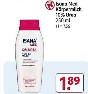 Isana Med Körpermilch 10% Urea 250 ml