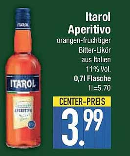 Itarol Aperitivo - orangen-fruchtiger Bitter-Likör