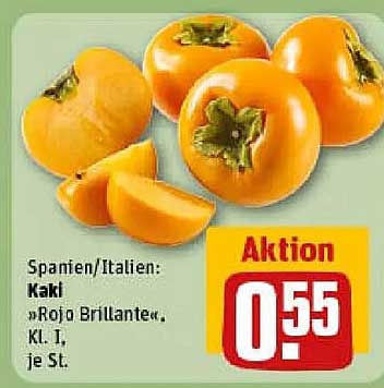 Kaki "Rojo Brillante", Klasse I, je Stück
