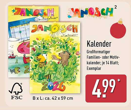Kalender Großformatiger Familien- oder Motivkalender