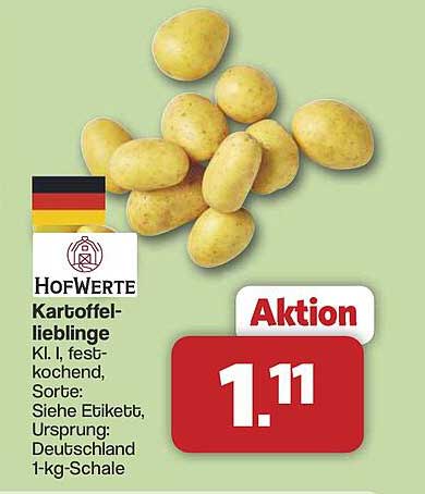 Kartoffel-Lieblinge (1-kg-Schale) - Aktion