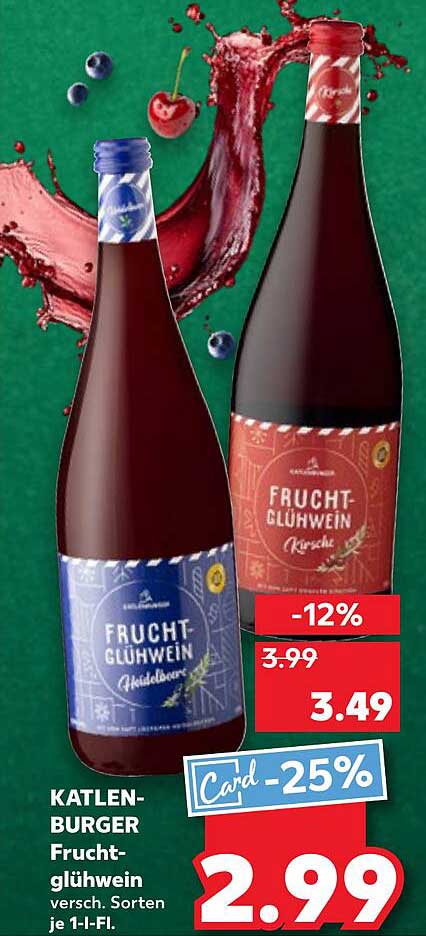 KATLENBURGER Fruchtglühwein - Heidelbeere & Kirsche