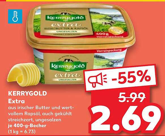 KERRYGOLD Extra 400 g - Ungesalzen