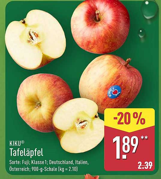 KIKU® Tafeläpfel - Klasse 1