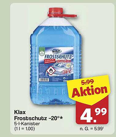 Klax Frostschutz -20° - 5 l-Kanister