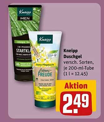 Kneipp Duschgel - verschiedene Sorten, je 200-ml-Tube