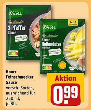 Knorr Feinschmecker Sauce - verschiedene Sorten