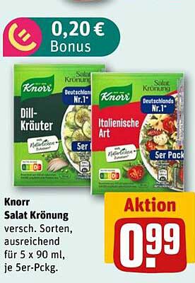 Knorr Salat Krönung - verschiedene Sorten