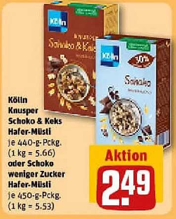 Kölln Knusper Schoko & Keks Hafer-Müsli