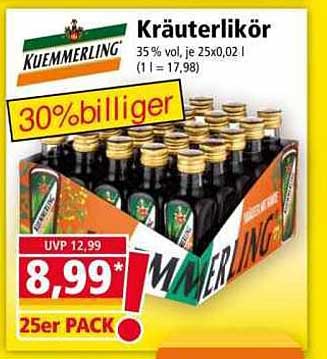 Kräuterlikör – Kuemmerling 25er Pack