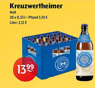 Kreuzwertheimer Hell 20 x 0,33 l