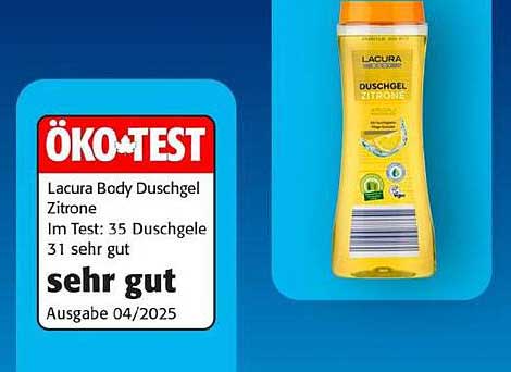Lacura Body Duschgel Zitrone – ÖKO-TEST sehr gut
