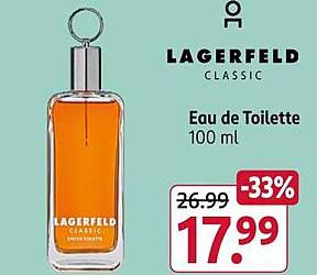 LAGERFELD CLASSIC Eau de Toilette 100 ml