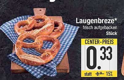 Laugenbreze* frisch aufgebacken Stück