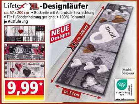 Lifetex XL-Designläufer - Neuheiten für Ihr Zuhause
