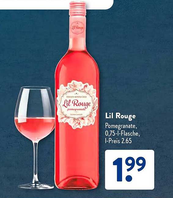 Lil Rouge Pomegranate 0,75-l-Flasche für nur 1,99 €