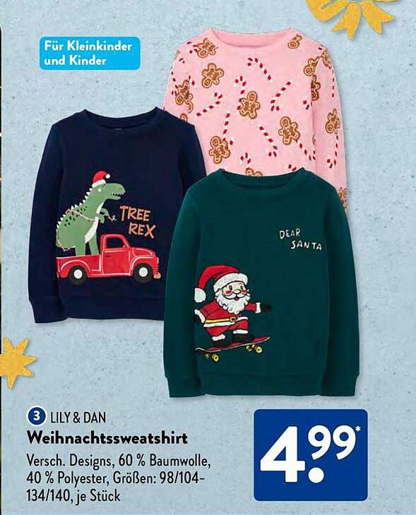 LILY & DAN Weihnachts sweatshirt