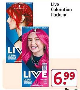 Live Coloration Packung von Schwarzkopf