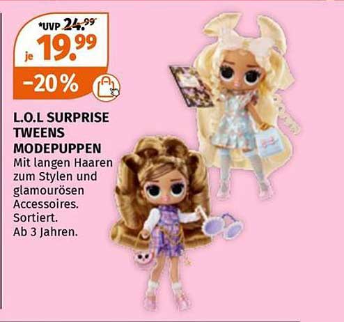 L.O.L. Surprise Tweens Modepuppen