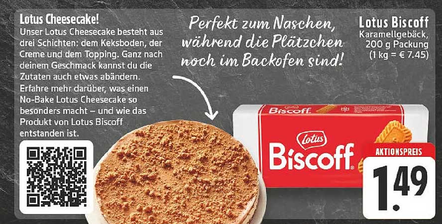 Lotus Cheesecake und Lotus Biscoff