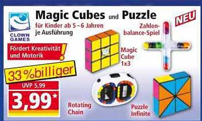 Magic Cubes und Puzzle